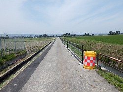 R7 新屋敷七社線 防護柵設置工事 完成