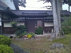 麦秋苑門扉解体工事　着手前