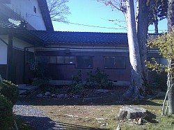 麦秋苑門扉解体工事　解体後